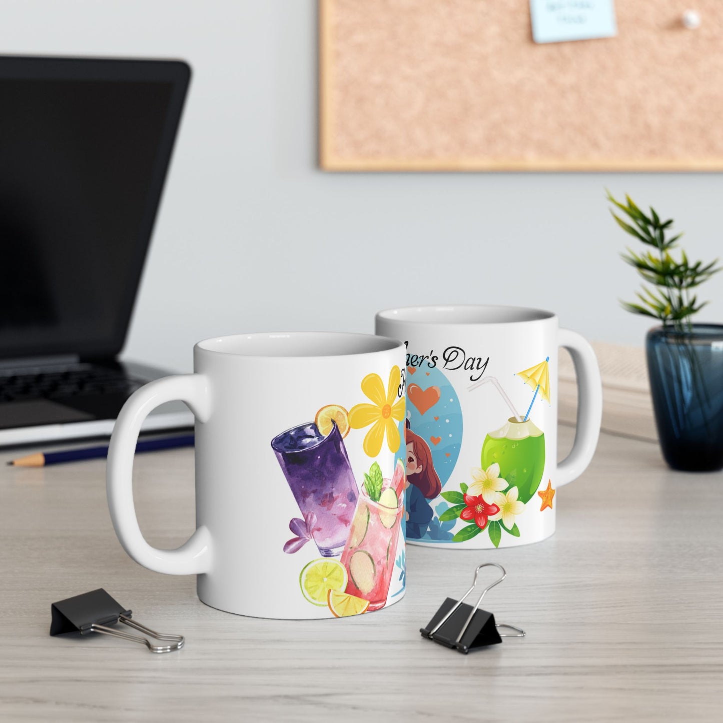 Happy Mother's Day Ceramic Mug - Heartwarming Gift for Moms 11oz