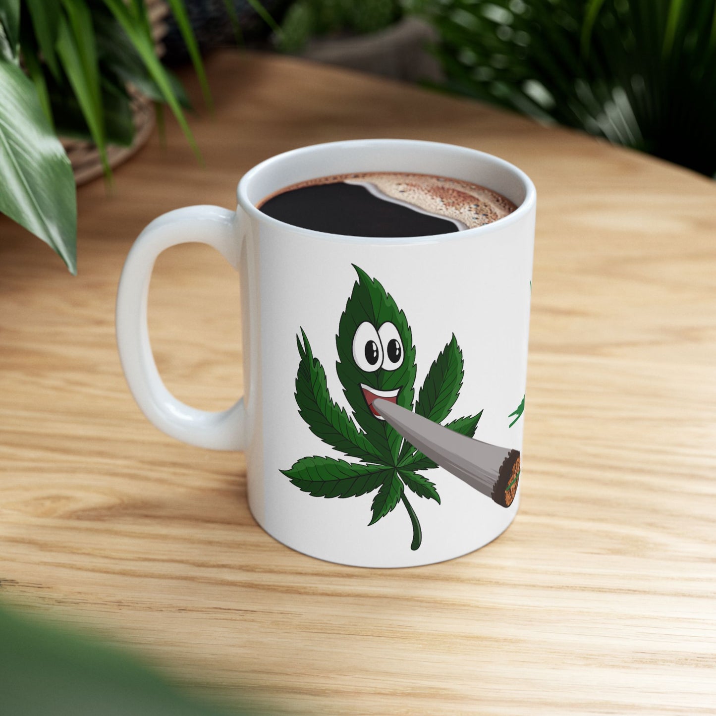 Happy 420 Cannabis Ceramic Mug - 11oz