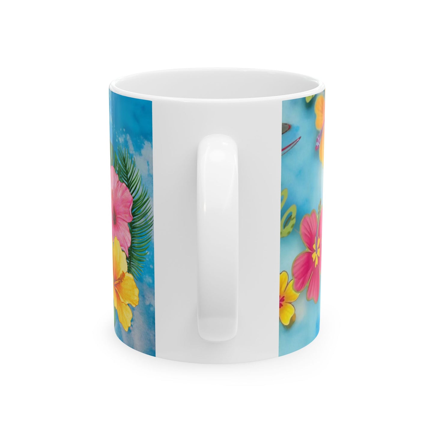 Happy Mother's Day Ceramic Mug - Floral Design 11oz