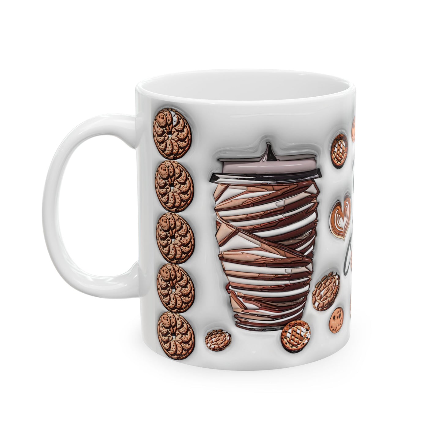 Time for Coffee Ceramic Mug - Perfect Gift for Coffee Lovers