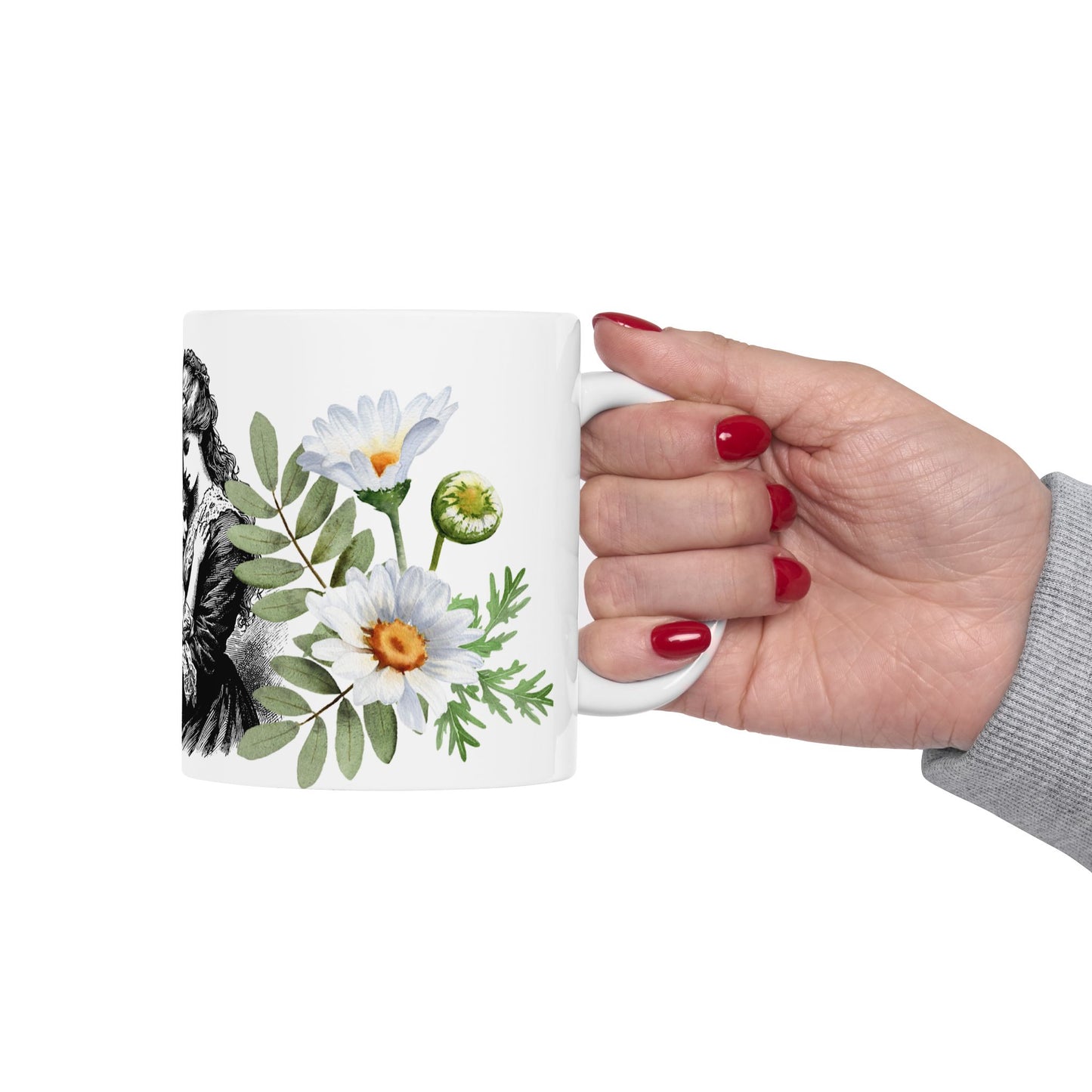 Vintage Floral Mother's Day Ceramic Mug - 11oz