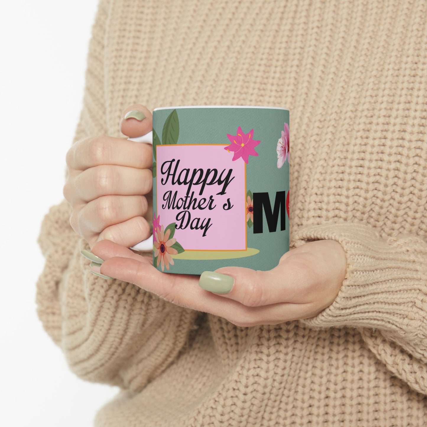 Super Mom Ceramic Mug - Perfect Gift for Mother's Day