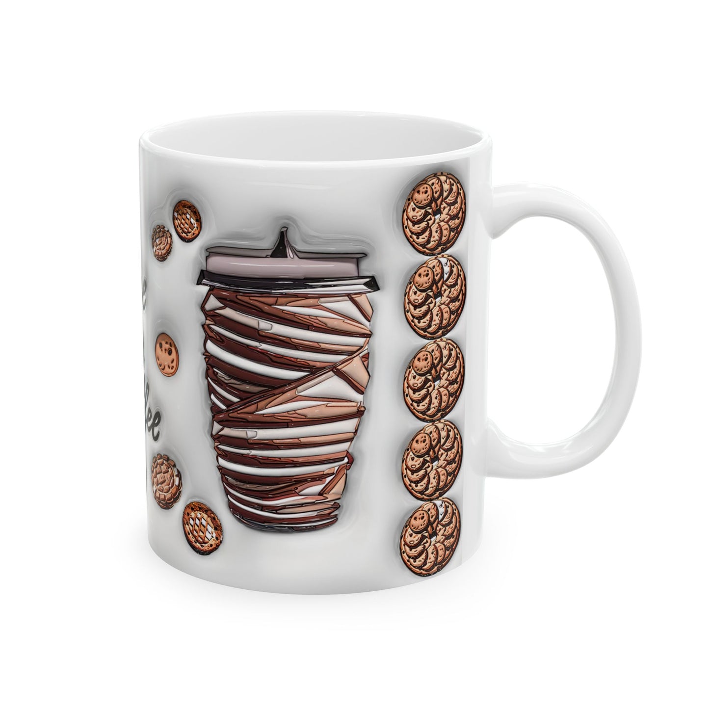 Time for Coffee Ceramic Mug - Perfect Gift for Coffee Lovers