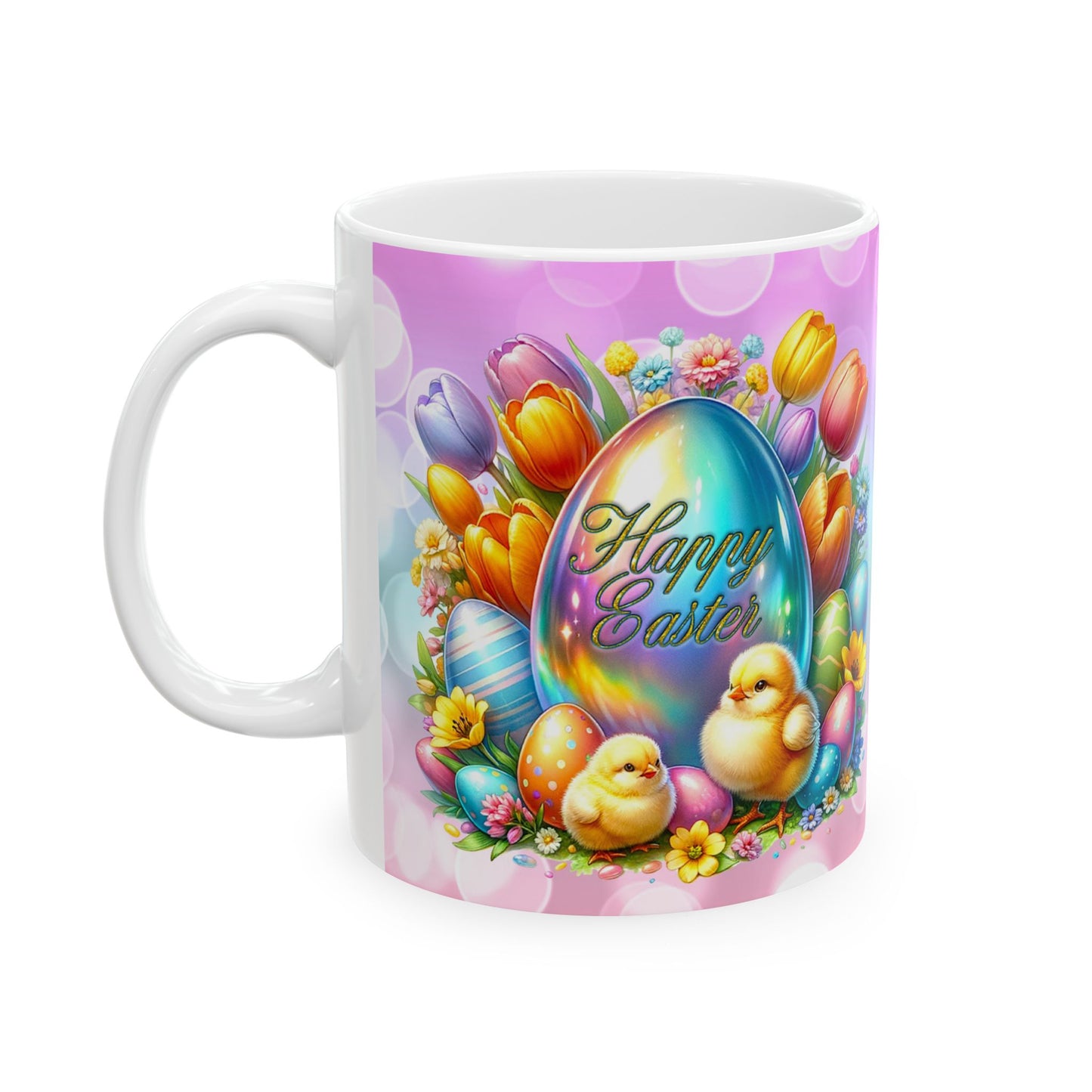 Colorful Floral Easter Spring Celebration Mug