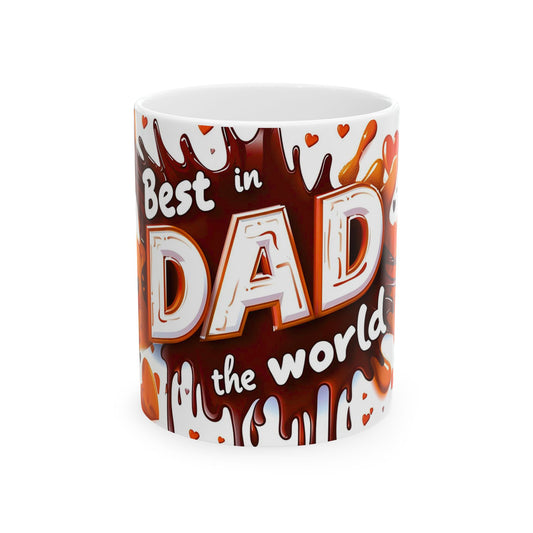 Best in Dad Ceramic Mug - Perfect Gift for Father's Day