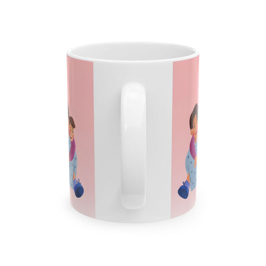 Love for Daddy Ceramic Mug - Cute Gift for Father's Day & Celebrations