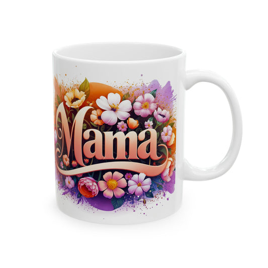 Floral Mama Ceramic Mug - Perfect Gift for Mother's Day