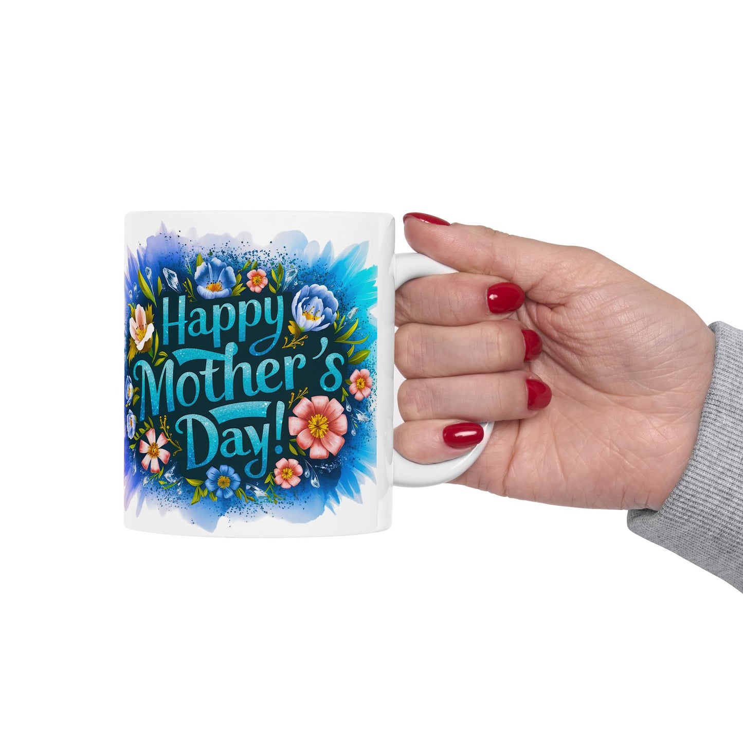 Copy of Happy Mother's Day Floral Ceramic Mug - 11oz