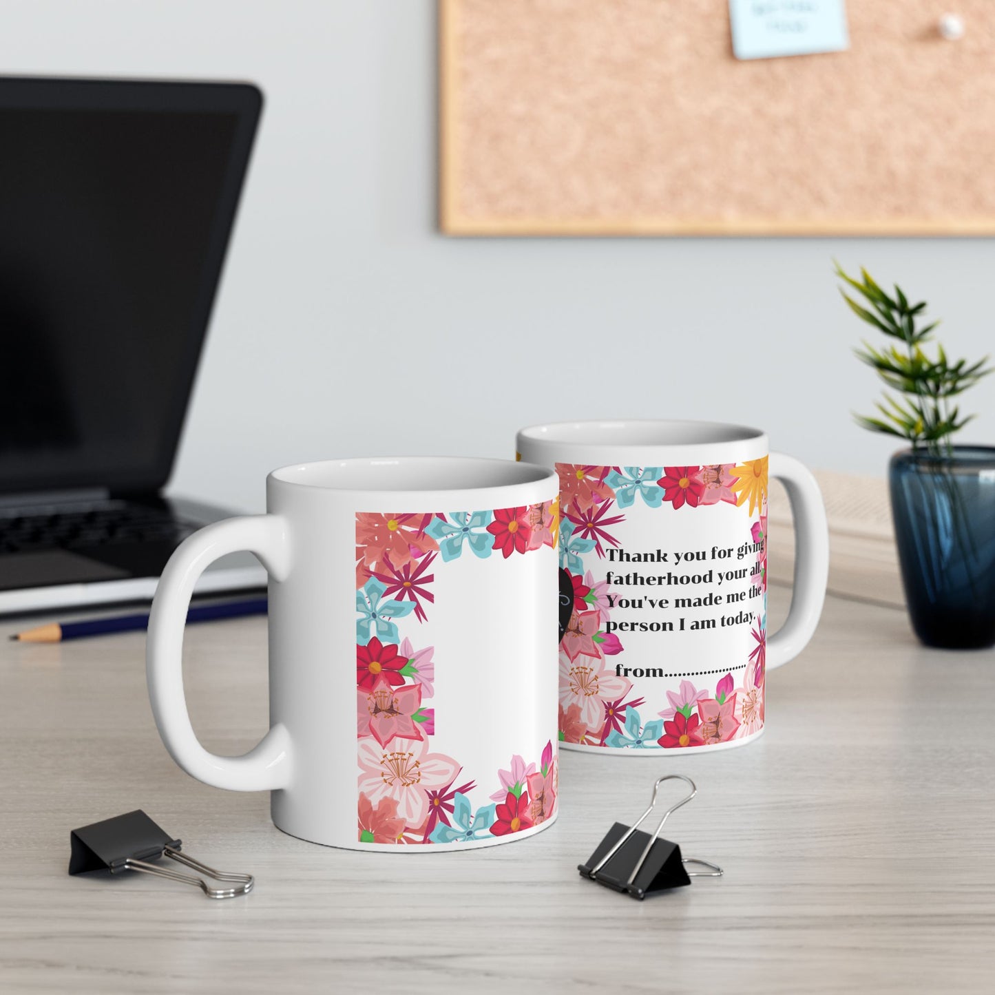 Personalizable Father's Day Mug.