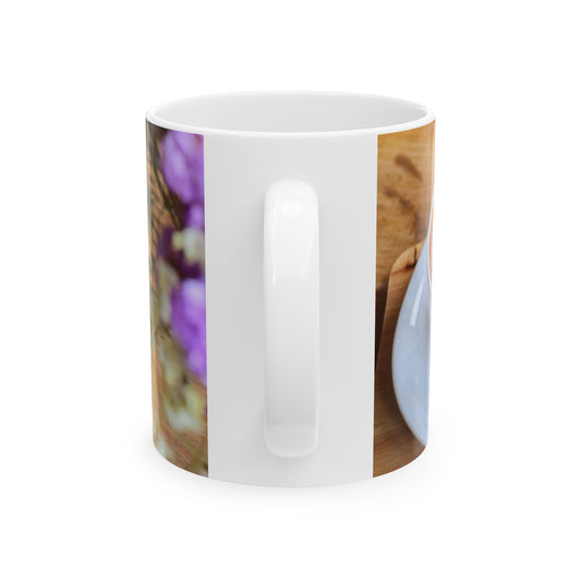 Good Morning Ceramic Mug - 11oz Coffee Cup for Daily Inspiration