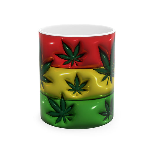 Reggae Vibes Ceramic Mug - 11oz Perfect for Coffee Lovers
