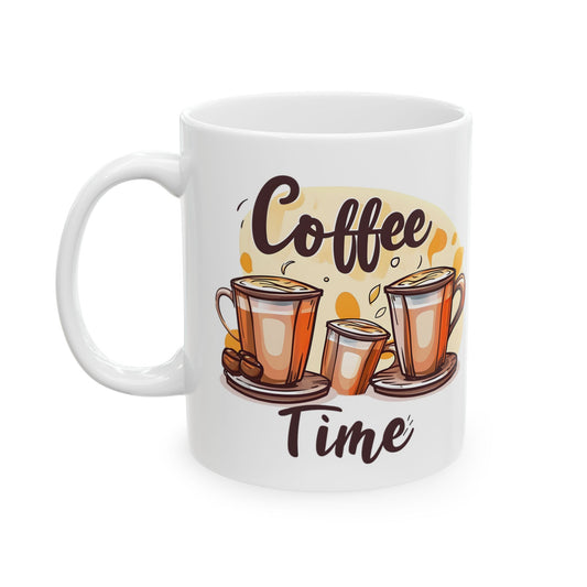 Coffee Time Ceramic Mug Perfect for Coffee Lovers