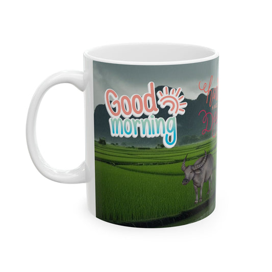 Have a Nice Day Ceramic Mug – 11oz Coffee Cup for Nature Lovers