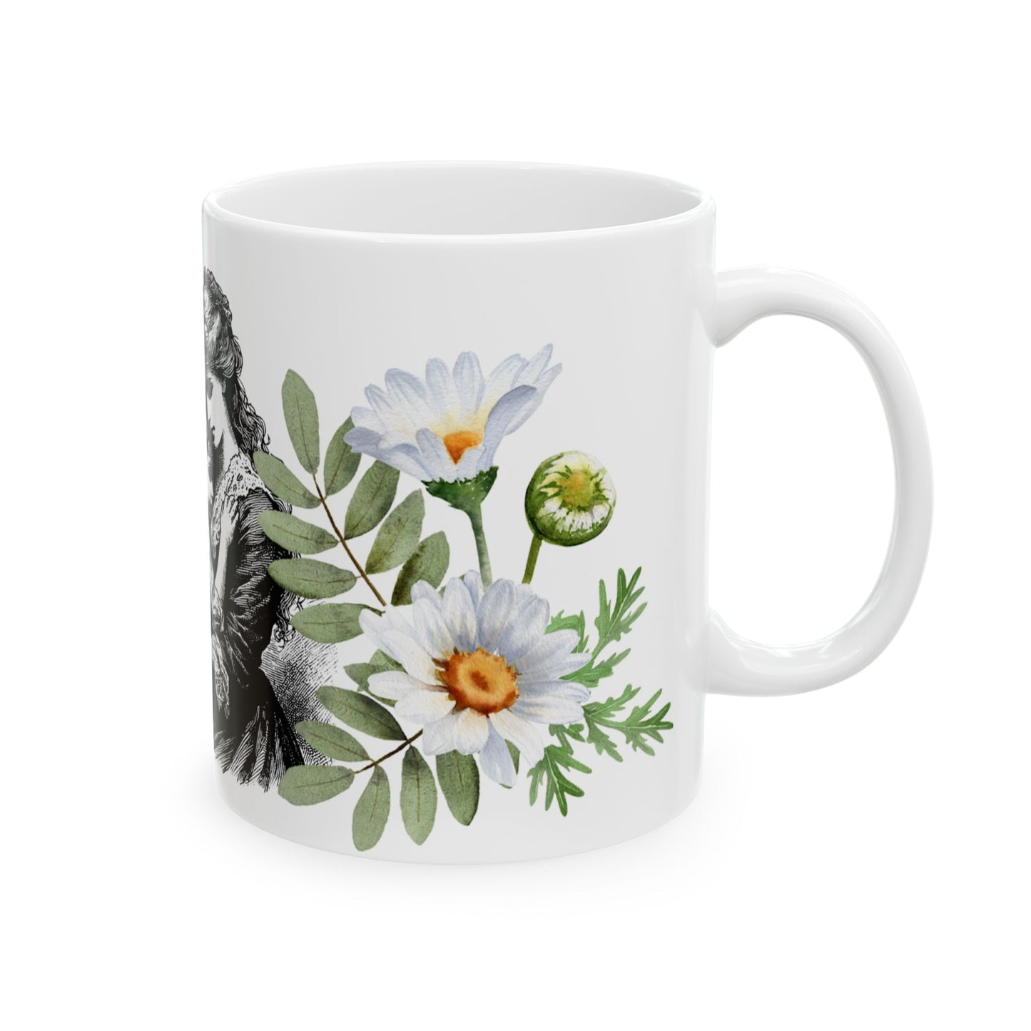 Vintage Floral Mother's Day Ceramic Mug - 11oz