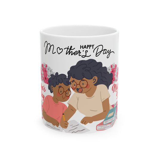 Happy Mother's Day Ceramic Mug - Ideal Gift for Moms