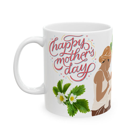Nurturing Love Ceramic Mug - Perfect Gift for Mothers