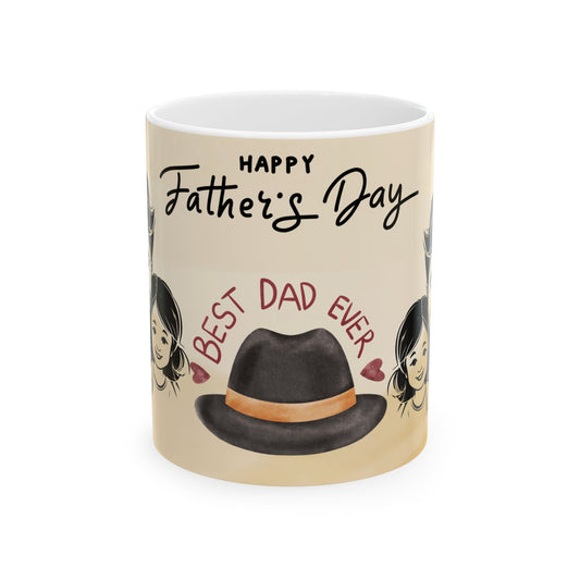 Best Dad Ever Ceramic Mug Perfect Father's Day Gift