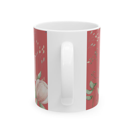 Floral Love for Mom Ceramic Mug – Perfect Gift for Mother’s Day
