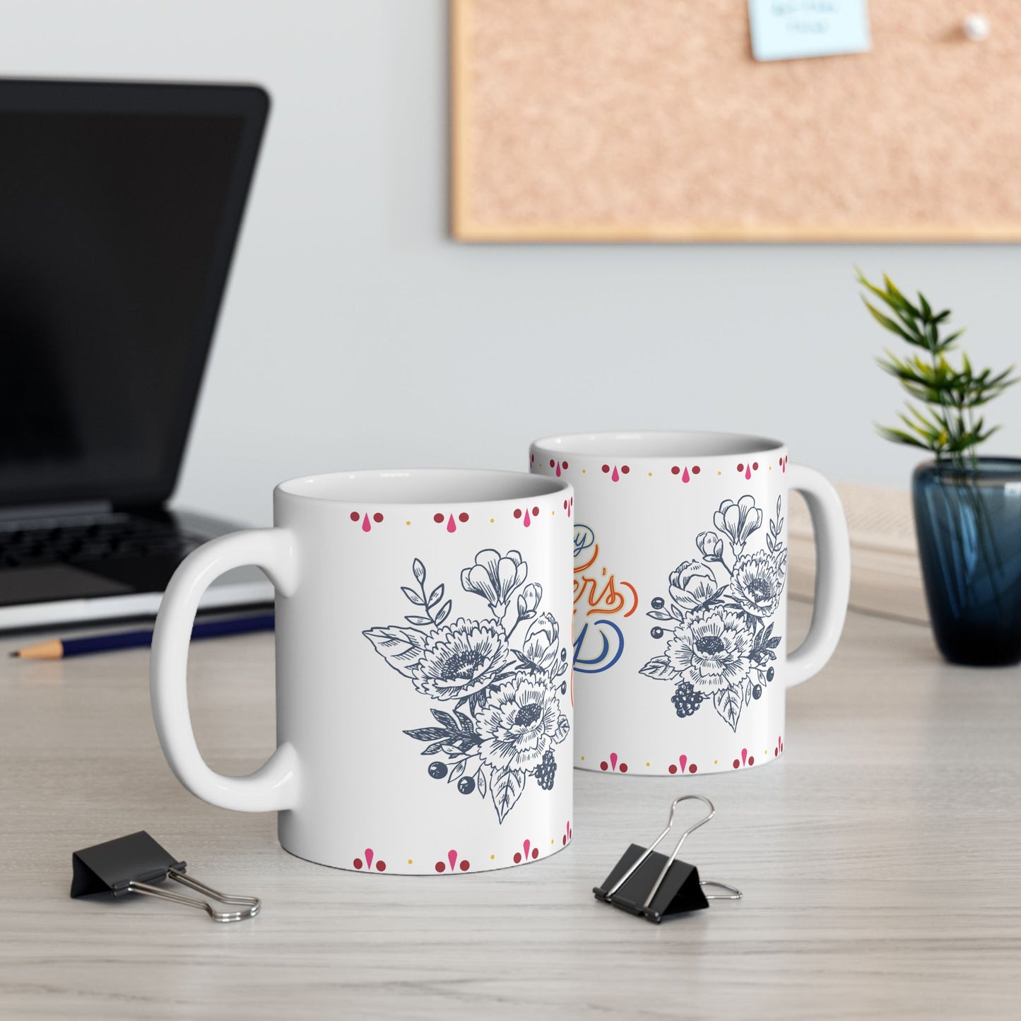 Happy Father's Day Ceramic Mug - 11oz Unique Gift for Dads