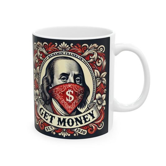 Get Money Vintage Ceramic Mug - 11oz