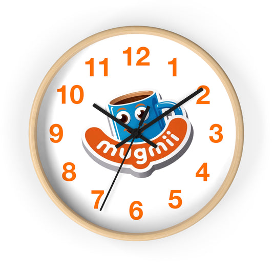 Cute Coffee Mug Wall Clock - Fun Home Decor for Coffee Lovers