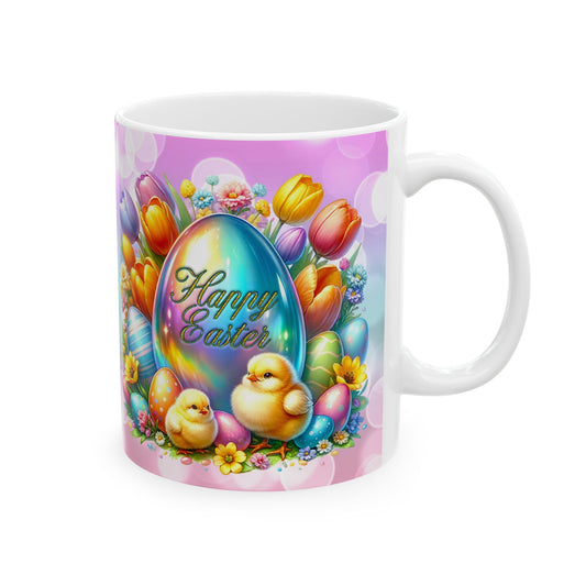 Colorful Floral Easter Spring Celebration Mug