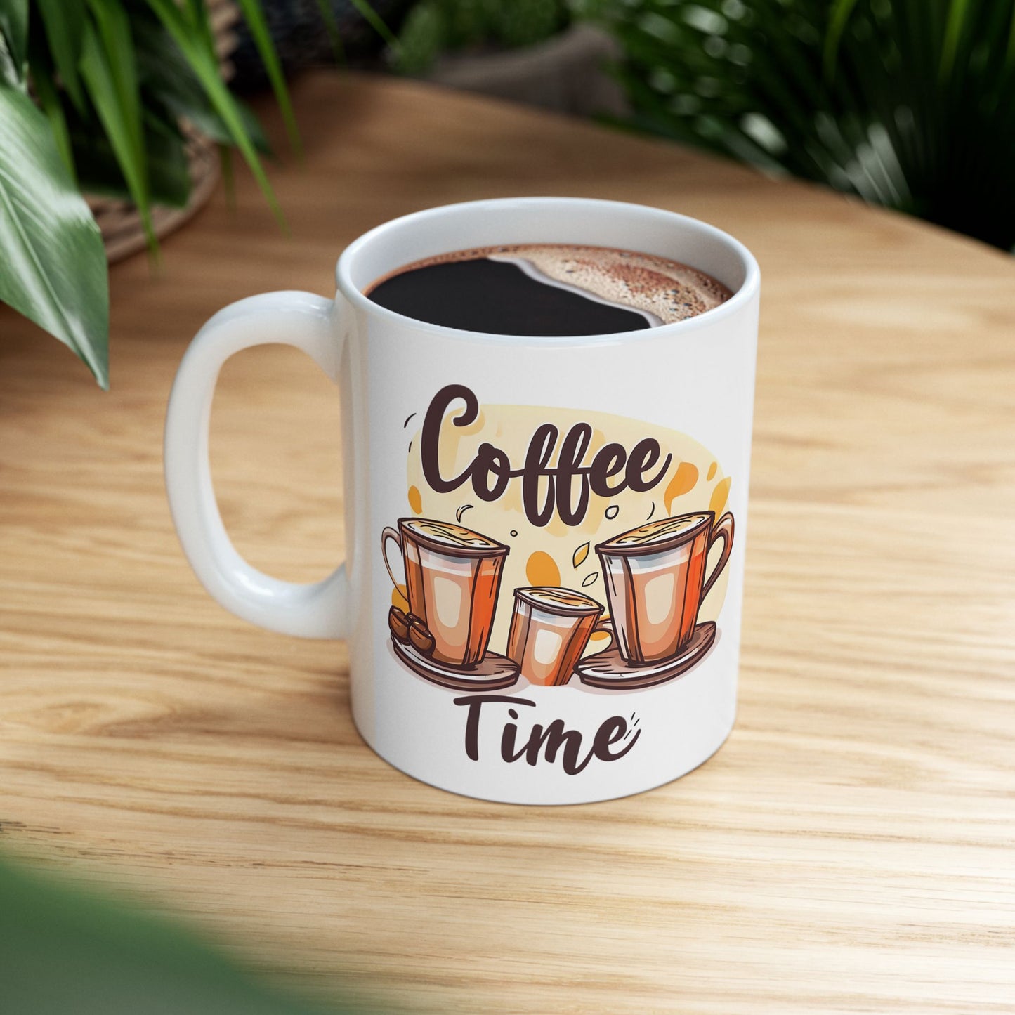 Coffee Time Ceramic Mug Perfect for Coffee Lovers