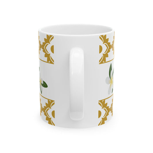 Happy Mother's Day Floral Ceramic Mug - Perfect Gift for Mom