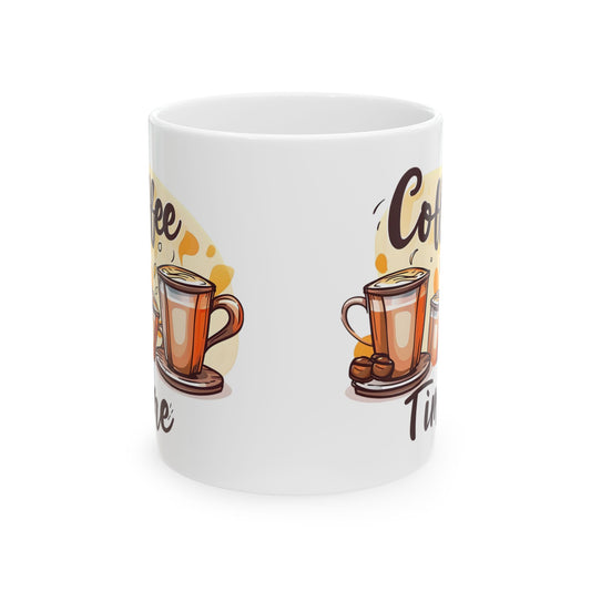 Coffee Time Ceramic Mug Perfect for Coffee Lovers