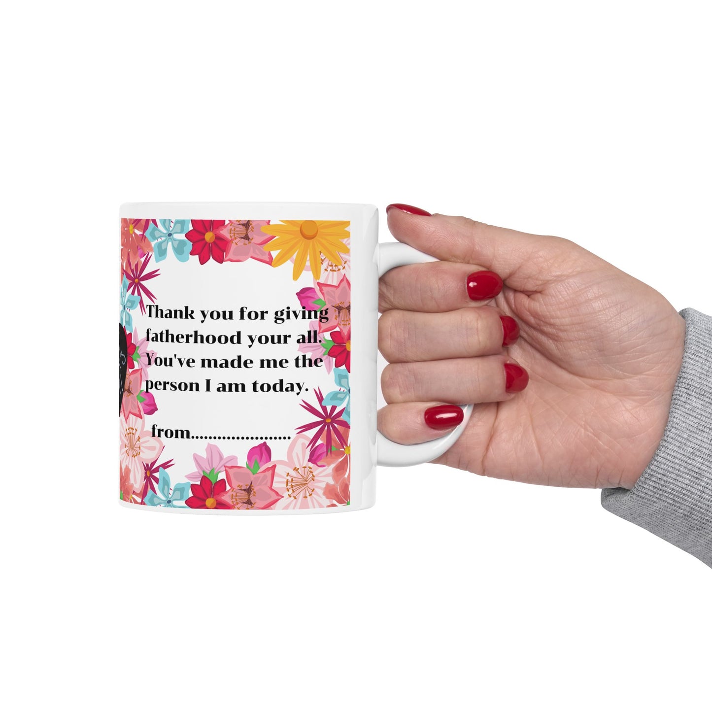 Personalizable Father's Day Mug.