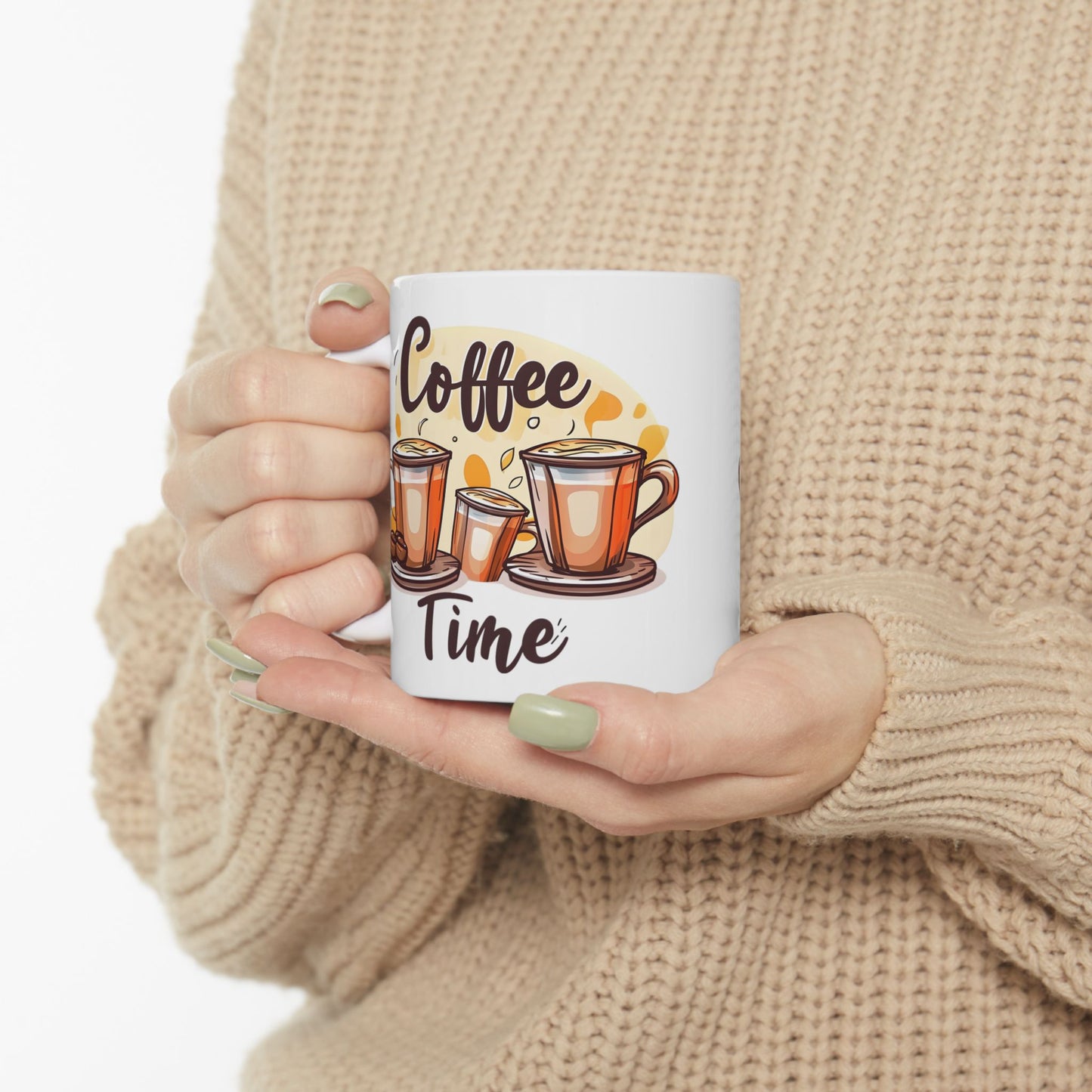Coffee Time Ceramic Mug Perfect for Coffee Lovers