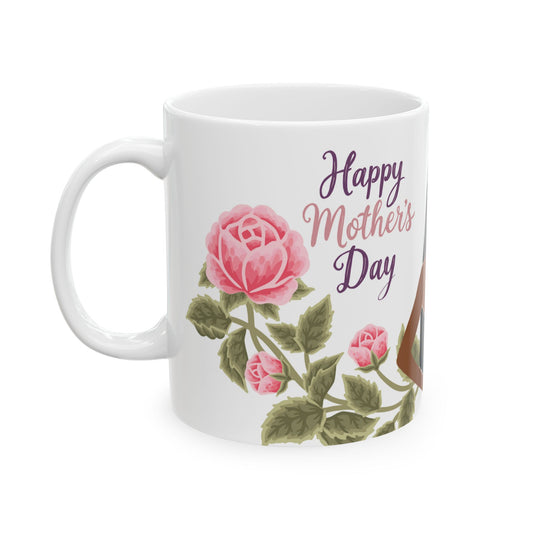 Mother's Day Ceramic Mug - Floral Design | 11oz
