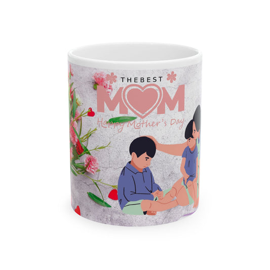 Happy Mother's Day Ceramic Mug - The Best Mom Gift