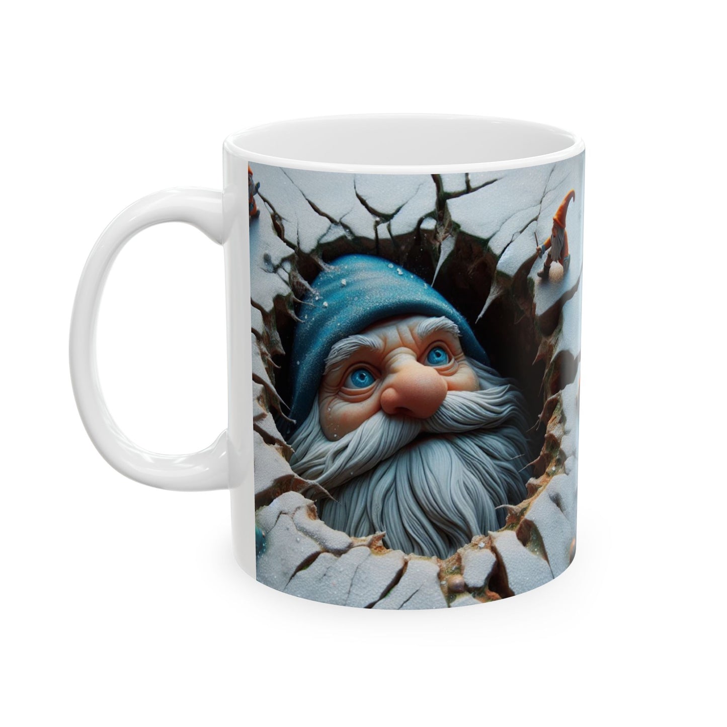 Whimsical Gnome Ceramic Mug
