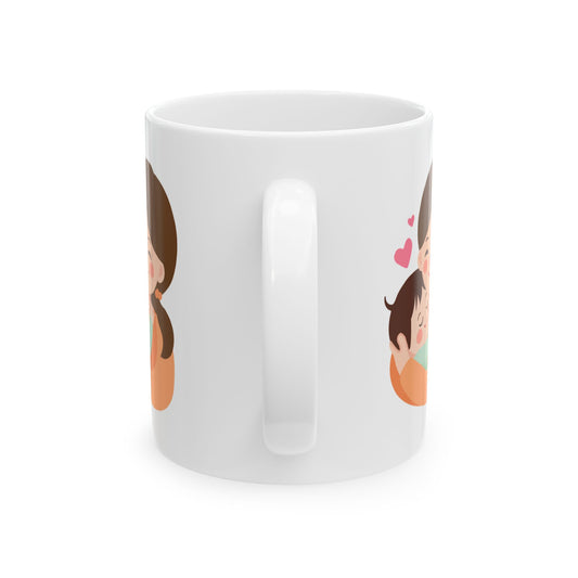Mother's Day Ceramic Mug - Heartwarming Gift for Moms