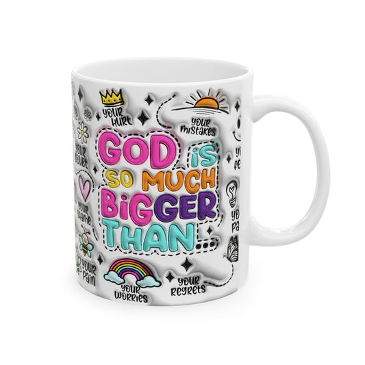 Inspirational Ceramic Mug - Perfect Gift for Motivation & Positivity