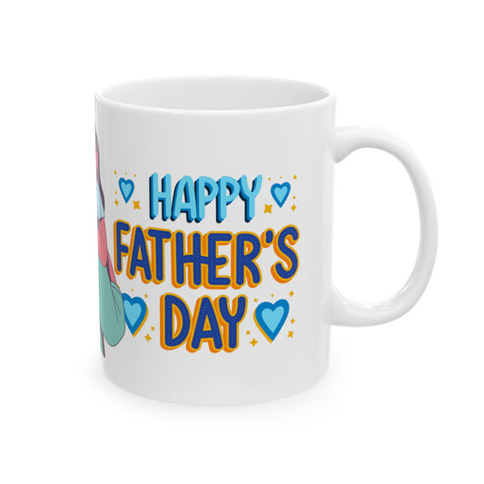 I Love Dad Ceramic Mug - Perfect Gift for Father's Day
