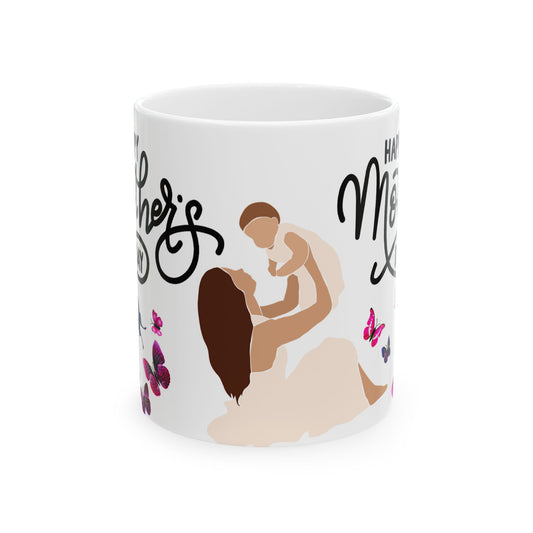 Mother's Day Ceramic Mug - Heartwarming Gift for Moms - 11oz