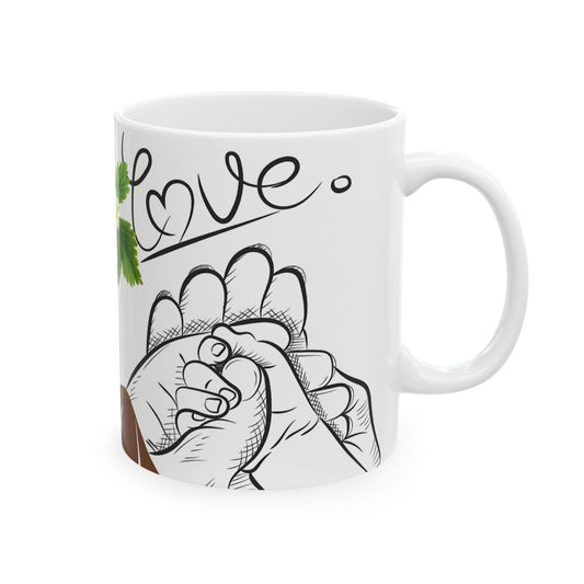 Nurturing Love Ceramic Mug - Perfect Gift for Mothers