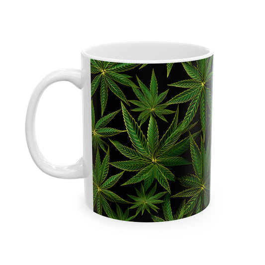Tropical Leaf Ceramic Mug | 11oz Perfect for Home & Gifting