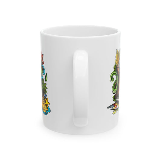 Colorful Life is Good Ceramic Mug - Perfect for Coffee Lovers