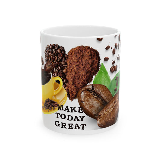 Motivational Coffee Mug - "Make Today Great" - Perfect for Coffee Lovers
