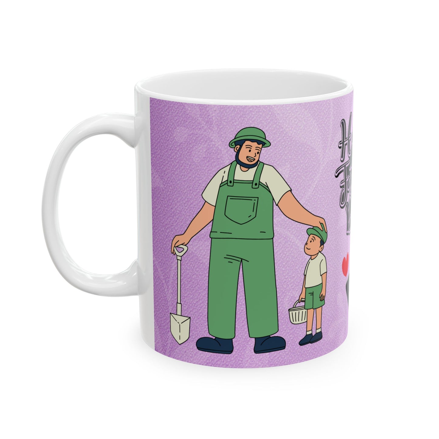 Happy Father's Day Ceramic Mug - Perfect Gift for Dads