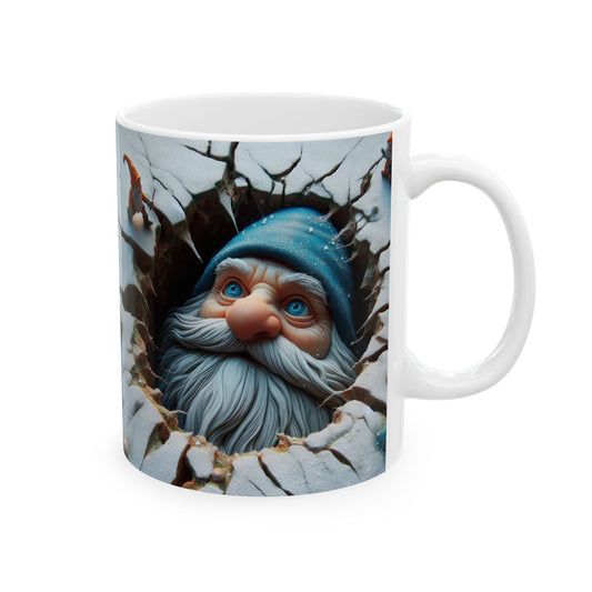Whimsical Gnome Ceramic Mug