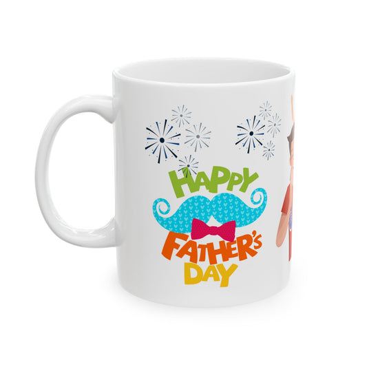 Father's Day Ceramic Mug - Happy Father's Day Coffee Cup