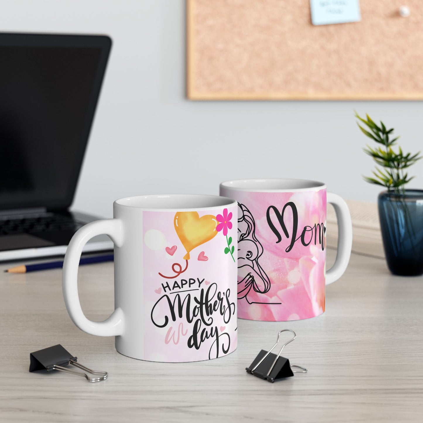 Mom & Baby Love Ceramic Mug - Perfect Gift for Mother's Day & Baby Showers