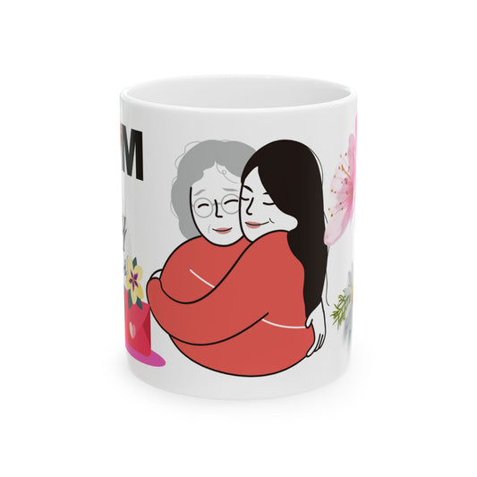 Emotional Support Ceramic Mug - Perfect Gift for Mother's Day & Friendship