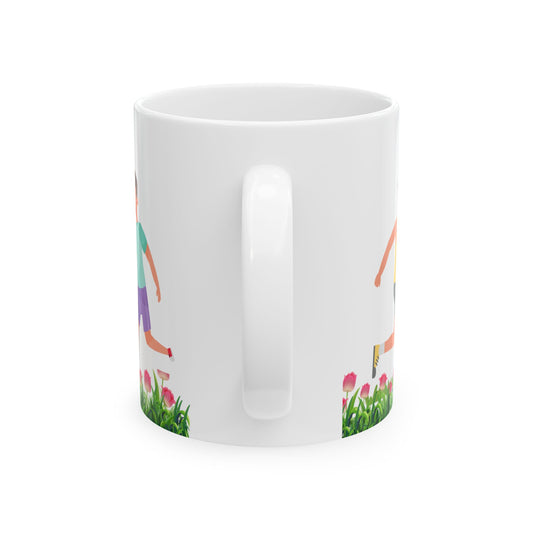 Happy Father's Day Ceramic Mug - Fun Dad Gift for Coffee & Tea Lovers