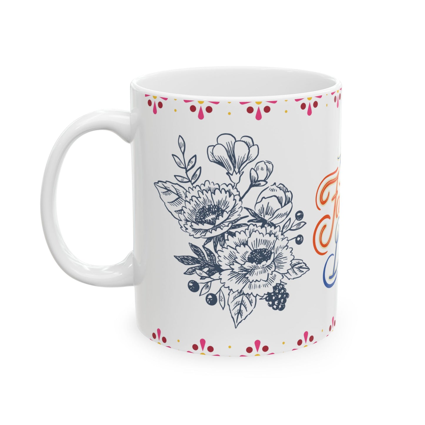 Happy Father's Day Ceramic Mug - 11oz Unique Gift for Dads