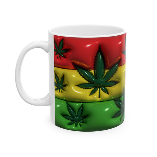 Reggae Vibes Ceramic Mug - 11oz Perfect for Coffee Lovers